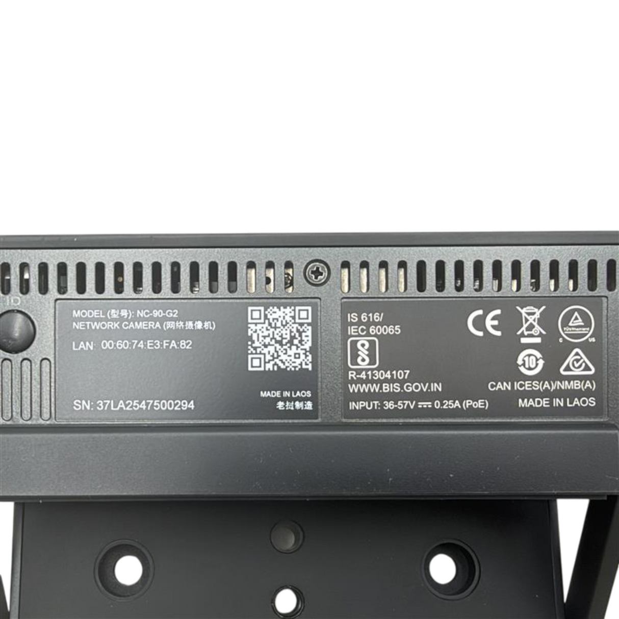 New QSC NC-90-G2 Network Fixed Lens 20MP Tile View PoE ePTZ Camera4