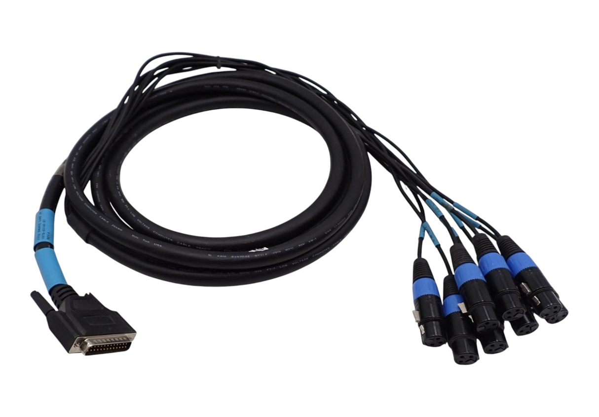 Avid Digidesign 7070 03148 01 12FT 25 pin DB25 To 8x XLR Female Snake Cable1
