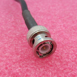 BNC-Stecker gerade zum BNC-Stecker gerade 0,5 m schwarzes Koaxial-HF-Kabel