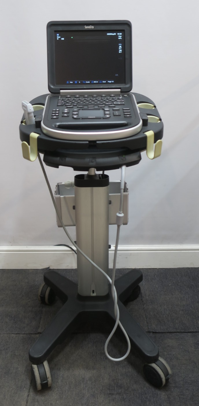 SonoSite Edge Portable Ultrasound 2D MMode Doppler P1500063 + HLF38x/136Mhz2
