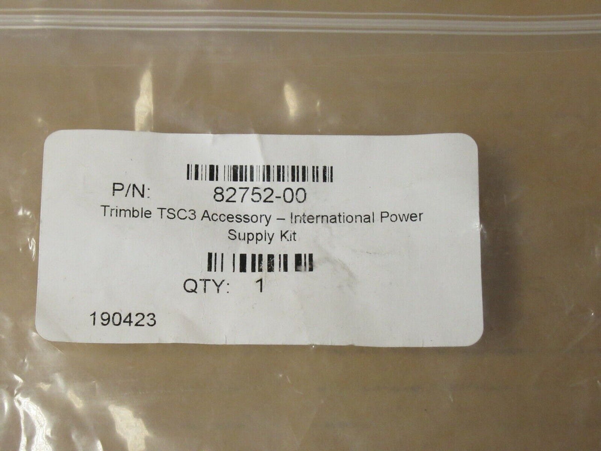 Kit d'alimentation électrique international Trimble 82752-00 TSC3 + pochette de transport