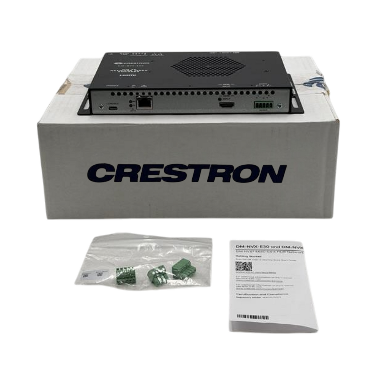 New Crestron DM-NVX-E30 4K60 4:4:4 HDR HDMI PoE+  Network AV over IP Encoder0