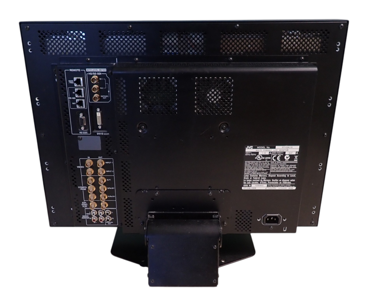 JVC DTV24L1D 24" LCD HDSDI SDI DVI HD Multi Format  Studio Broadcast Monitor2
