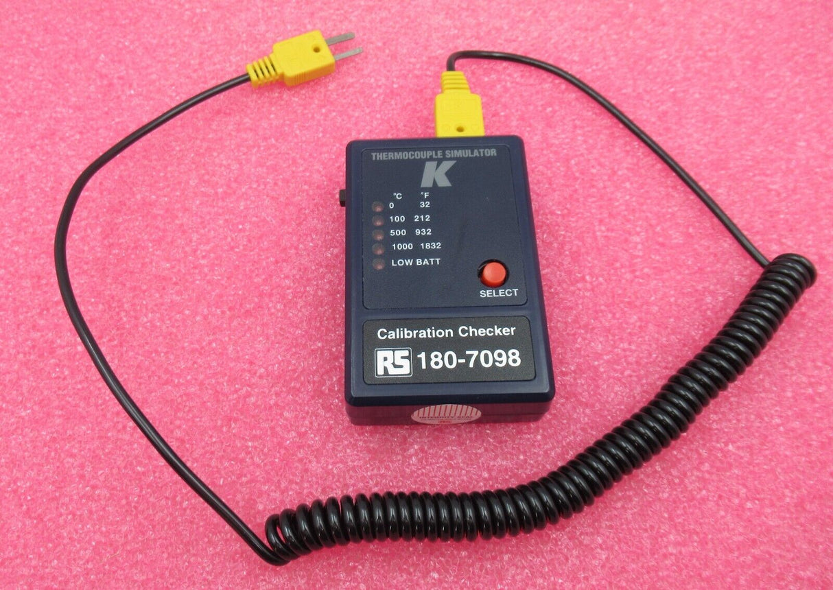RS Pro 180-7098 Type K Thermocouple Simulator Calibrator Checker
