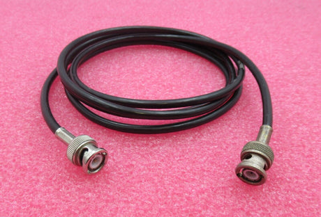 BNC-Stecker gerade zum BNC-Stecker gerade 1,8 m schwarzes Koaxial-HF-Kabel