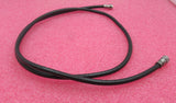 Konvolut 4 x F-Stecker auf F-Stecker, 1,2 m, schwarz, HF-Koaxialkabel