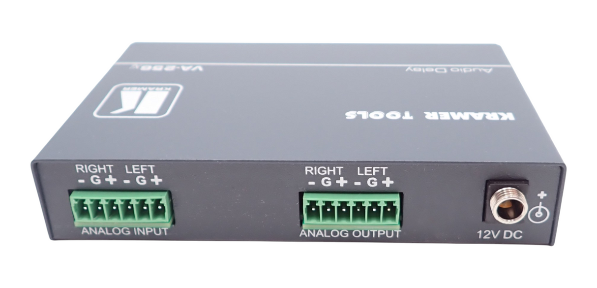 Kramer VA-256XL High Performance Balanced Stereo Audio Delay + Connector & Cable3