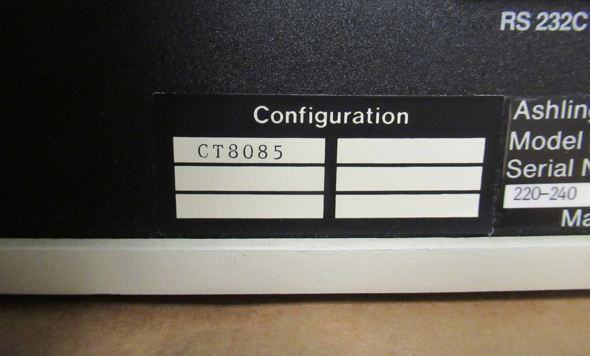 Ashling Microsystems CTS80 Real Time In Circuit Emulator 50Hz - CT UDS CT8085