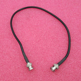 BNC-Stecker gerade zum BNC-Stecker gerade 0,5 m schwarzes Koaxial-HF-Kabel
