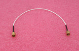 SMA-Stecker gerade auf SMA-Stecker gerade 300 mm weißes Koaxial-HF-Kabel
