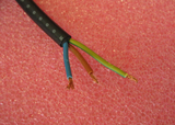 Domino 37722 AC-Netzkabel, 3 Meter, Bulgin-Anschluss, Original-Ersatzteil