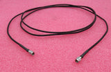 Câble coaxial RF noir 2 m avec fiche SMA mâle droite vers fiche SMA mâle droite