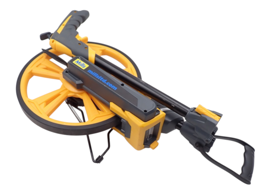 Mills S00 6671 Heavy Duty Folding Distance Measuring Wheel With Brake And Stand8