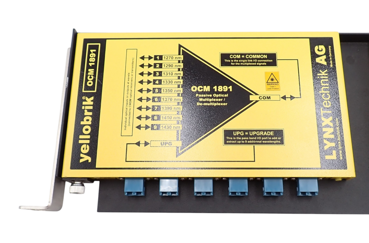 Lynx Technik OCM-1891 & OCM-1892 Yellobrik 9 Channel Fibre Optic CWDM LC Connect5