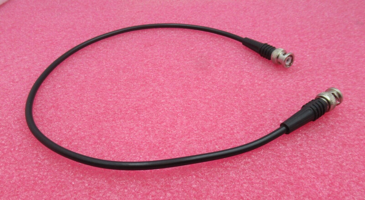 BNC-Stecker männlich gerade zum BNC-Stecker männlich gerade 600MM schwarzes Koaxial-HF-Kabel