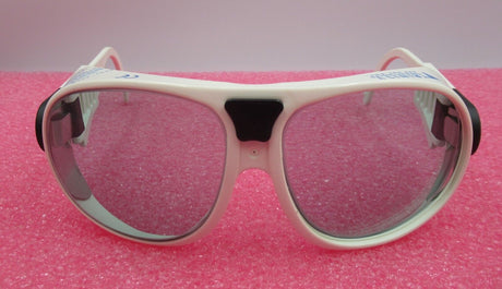 Trinity Operator Laserschutzbrille, weiße PSA, hellblaue Gläser, Schutzbrille