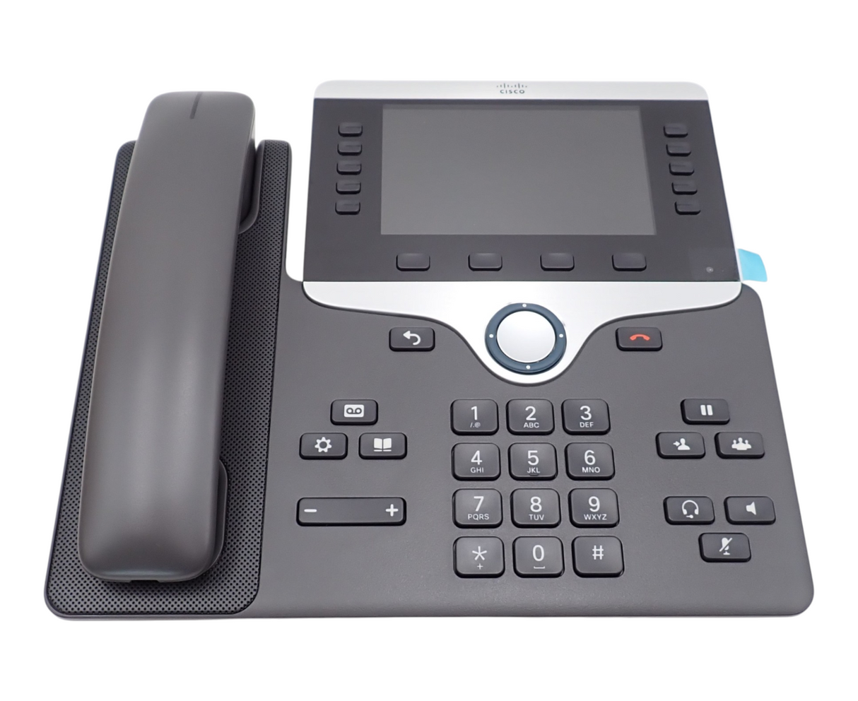 New Cisco CP 8851 IP PoE VoIP SIP Telephone Phone 5" Screen Duplex Speakers2