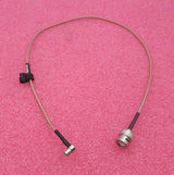 mNokia BNC Plug Male Straight To MCX Plug Male Right Angle 60cm  RF Coaxial Cable