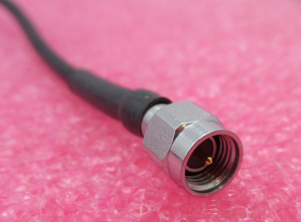 Câble coaxial RF noir 2 m avec fiche SMA mâle droite vers fiche SMA mâle droite