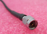 Câble coaxial RF noir 2 m avec fiche SMA mâle droite vers fiche SMA mâle droite