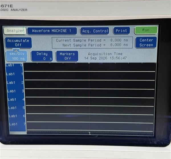 HP Agilent 1671E 102 Channel 100MHz State 250MHz Timing Logic Analyzer Set4