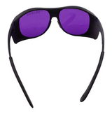 Laser Physics 190400nm + 576600nm OD6+ Laser Safety Glasses  Goggles Purple7