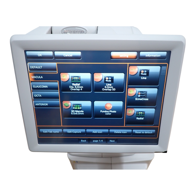 Topcon 3D Oct 1 Maestro 2 Optical Coherence Tomography Fundus Robotic Camera OCT11