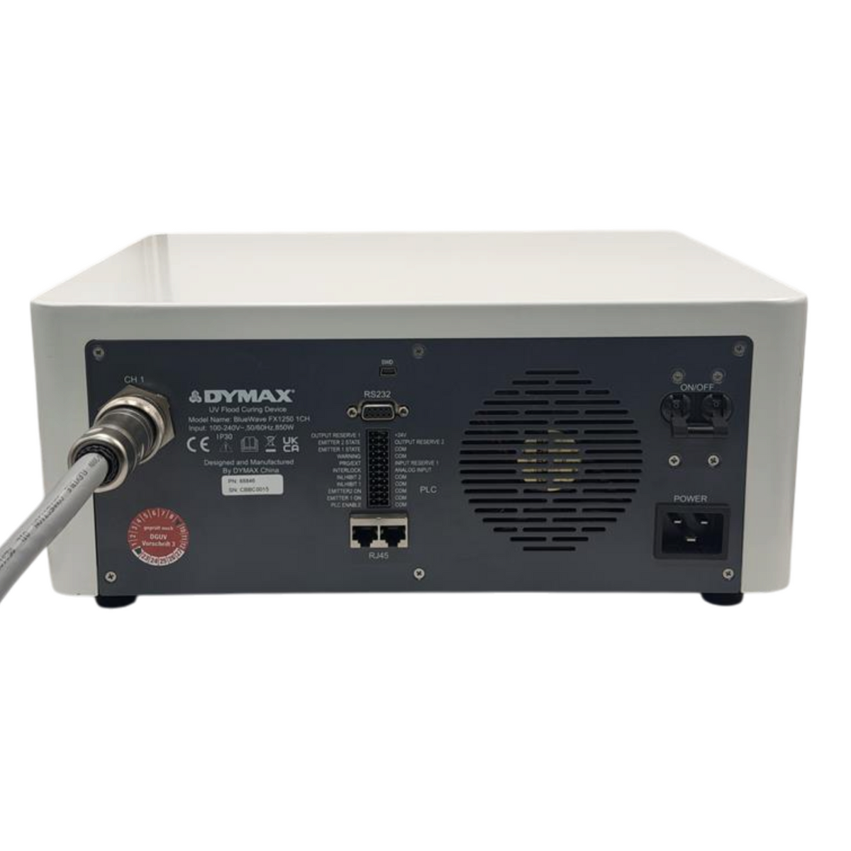 Dymax BlueWave FX 1250 1CH High Intensity LED UV Curing Flood Lamp+ Redicure Set4