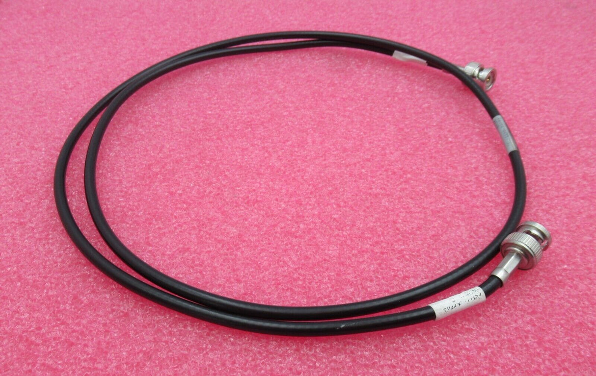 BNC-Stecker gerade zum BNC-Stecker gerade 1,2 m schwarzes Koaxial-HF-Kabel