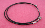 BNC-Stecker gerade zum BNC-Stecker gerade 1,2 m schwarzes Koaxial-HF-Kabel
