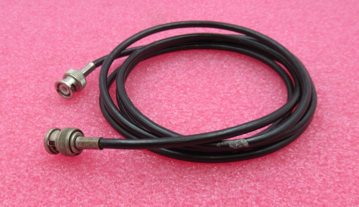 BNC-Stecker gerade zum BNC-Stecker gerade 1,8 m schwarzes Koaxial-HF-Kabel