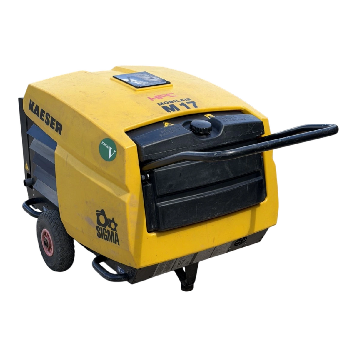 Kaeser Mobilair M17 Portable Petrol Rotary Screw Compressor+ HS40143 Aftercooler2