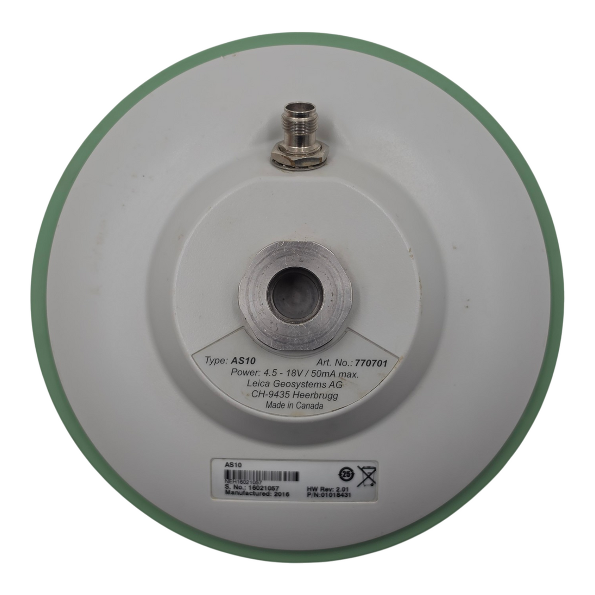 Leica AS10 GNSS Antenna Triple Frequency Geodetic GPS GLONASS Galileo RTK PPK6