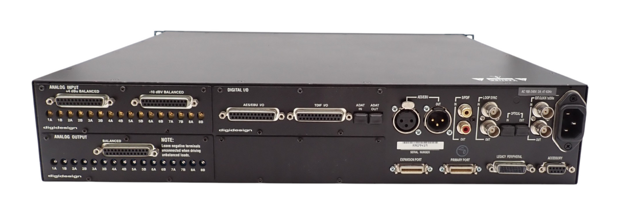Avid Digidesign 192 I/O MH192 Analog Digital Audio Interface Unit + 3x Cards8