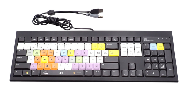 LogicKeyboard KBPCBWH Cortex MTI Film Shortcut & Assistive Keyboards Wired USB0