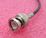 BNC-Stecker gerade zum BNC-Stecker gerade 1,6 m schwarzes Koaxial-HF-Kabel