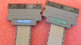 HP Agilent Keysight 16555-61606 (2)40P/50P Logic Analyzer Probe Cables Pod 5 & 6