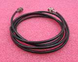 BNC-Stecker gerade zum BNC-Stecker gerade 1,8 m schwarzes Koaxial-HF-Kabel