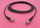BNC-Stecker männlich auf BNC-Stecker männlich 3 Meter lang schwarz Koaxial RF Kabel