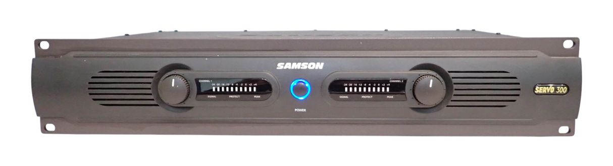 Samson Servo 300 2 Channel 150W Studio Power Amplifier 2U Rackmount2