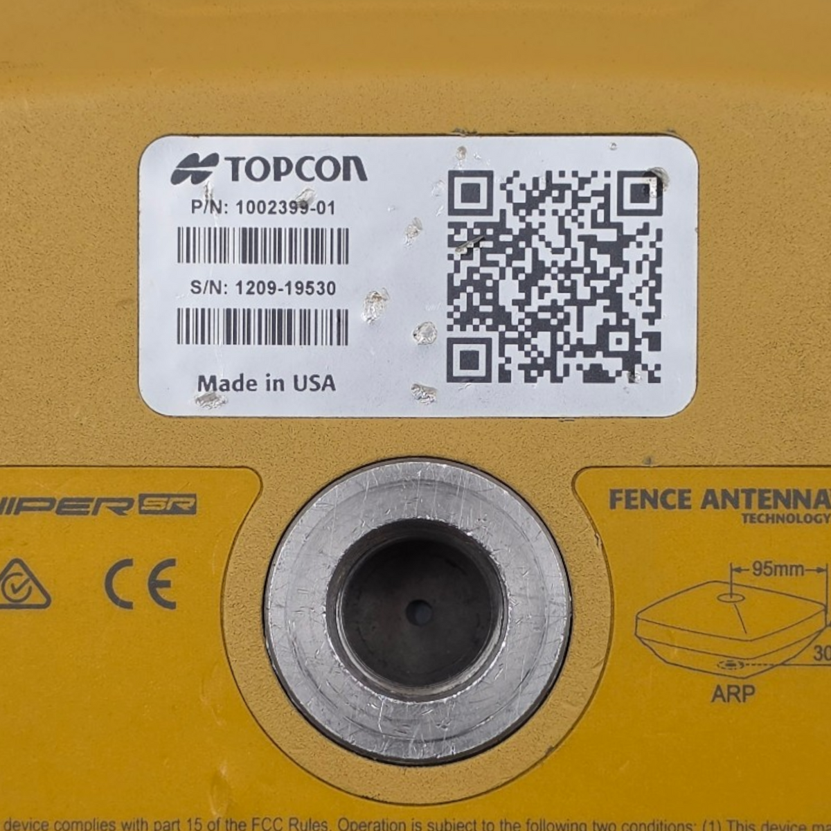 Topcon Hiper SR 1002399 01 GPS GNSS Glonass VRS Network Rover Receiver RTK Rover2