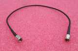 Câble coaxial RF noir 330 mm avec fiche SMA mâle droite vers fiche SMA mâle droite