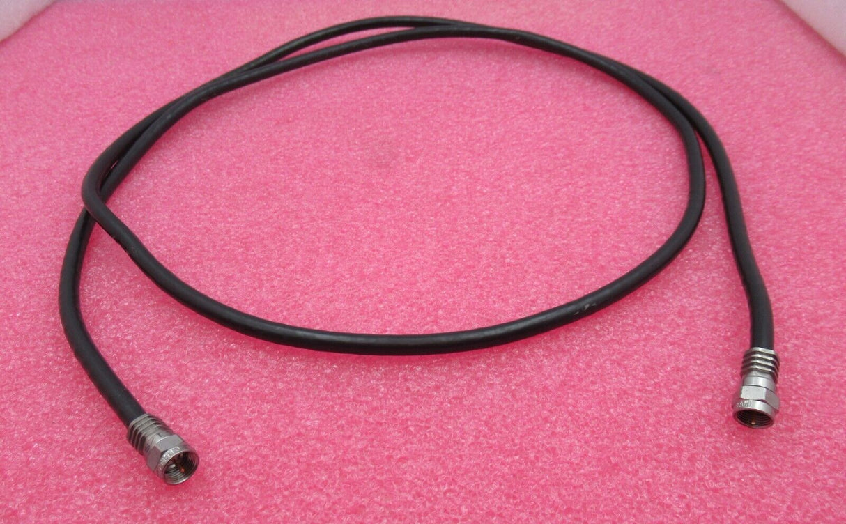 Konvolut 2 x F-Stecker auf F-Stecker, 1,6 m, schwarz, HF-Koaxialkabel