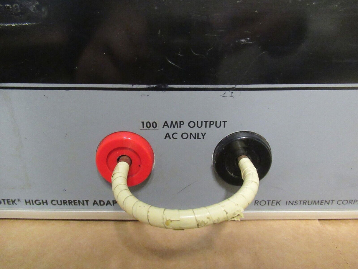Adaptateur haute intensité Rotek Instrument Corp 650 100 AMP pour Rotek 600 + 3900
