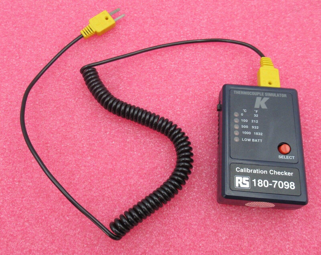 RS Pro 180-7098 Type K Thermocouple Simulator Calibrator Checker