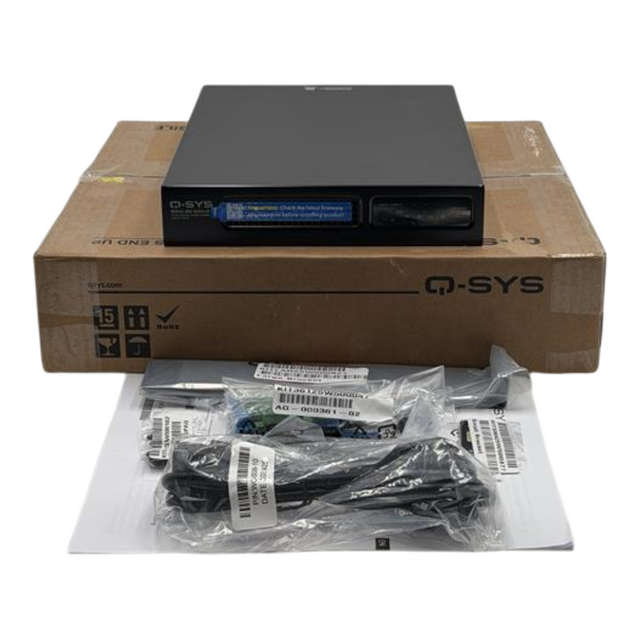New QSC Q-SYS SPA-QF60X4-UK 4-Channel 60W Q-LAN Flex I/O Network Amplifier0
