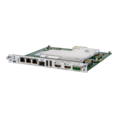 NEW Crestron DM NVX 360C 4K60 4:4:4 HDR AV Over IP Network Video Encoder Card1