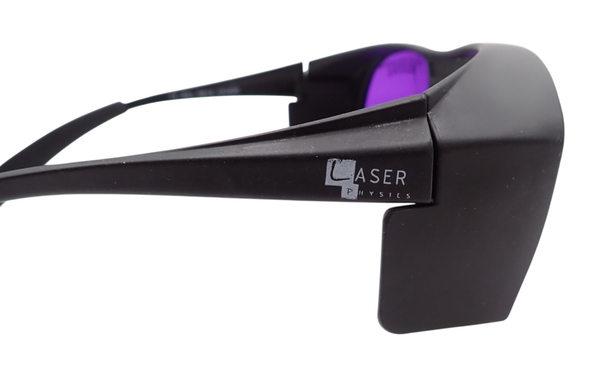 Laser Physics 190400nm + 576600nm OD6+ Laser Safety Glasses  Goggles Purple12