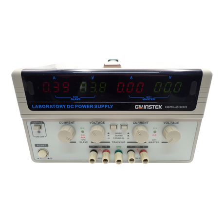 GW Instek GPS 2303 Adjustable Laboratory DC 2 Output Bench Power Supply PSU1