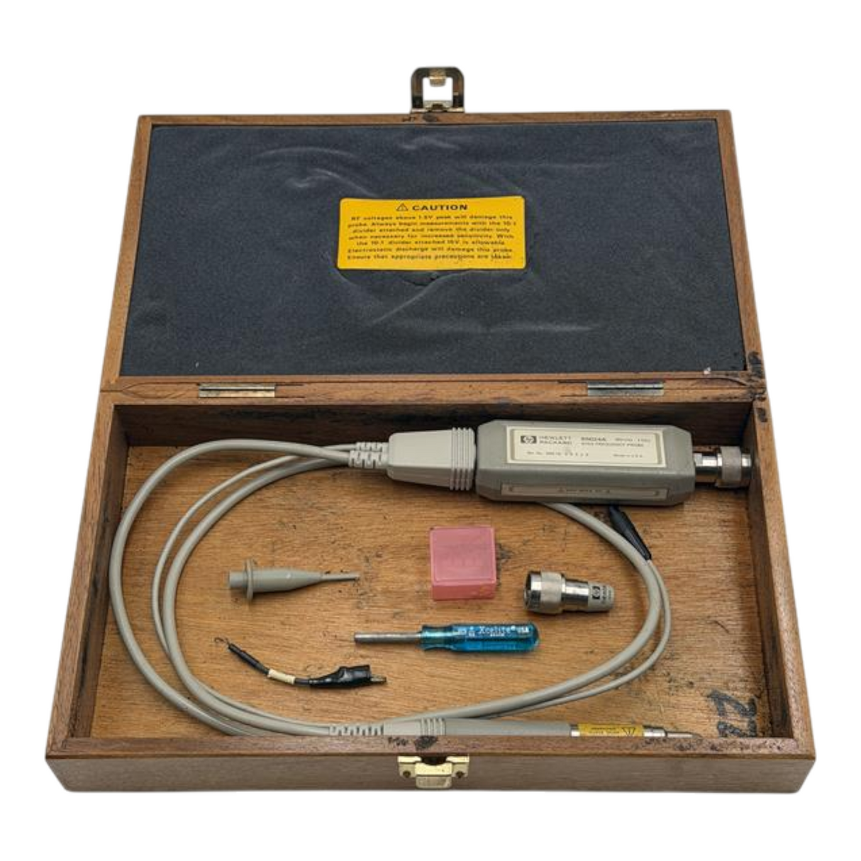 Hewlett Packard 85024A 300kHz–3GHz RF Network High Frequency Active Probe + Case0
